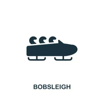 Bobsleigh icon. Premium style design from winter sports icon collection. UI and Stock Illustration