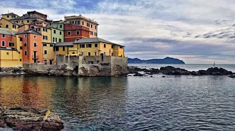 Boccadasse 写真素材