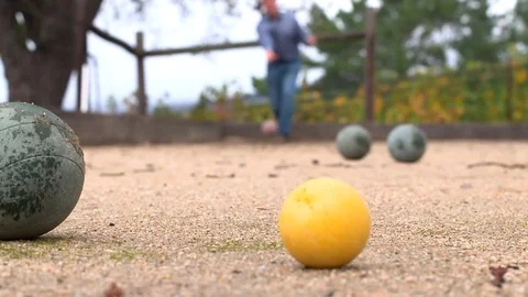 Bocce ball1 Stock Footage 95003691