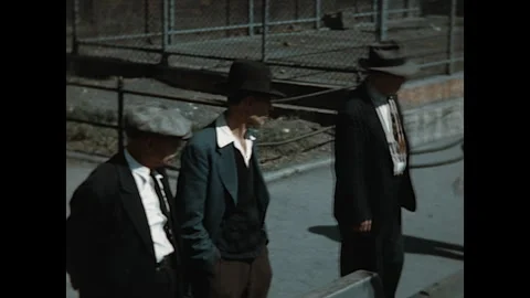 Bocce Game End 1944 스톡 동영상 246328681