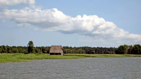 Bodden house Stock Photos