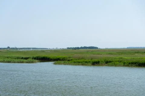 Bodden landscape Stock Photos
