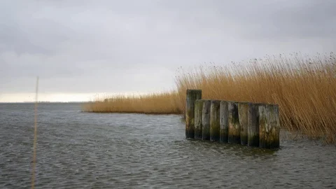 Bodden Waters in Bresewitz Stock Footage 126854463