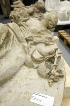  Bode-Museum Berlin, Blick in die Restaurierungswerkstatt der Skulpturensa... Фото