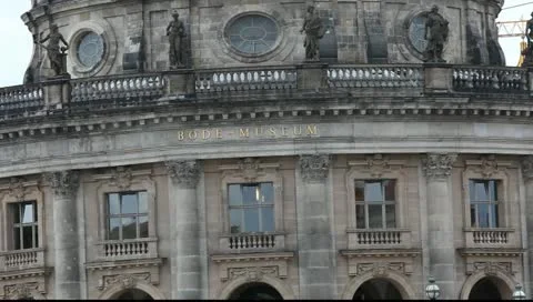 Bode Museum in Berlin Vídeo Stock 11349331