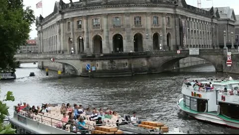Bode Museum in Berlin Vídeo Stock 11349333