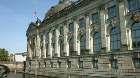 Bode museum on museum island Berlin Germany Stock Footage 45250081