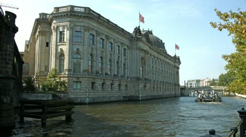 Bode museum on museum island Berlin Germany Stock Footage 45259251