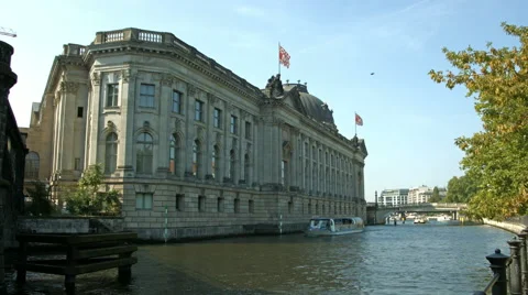 Bode museum on museum island Berlin Germany Vídeo Stock 45262897