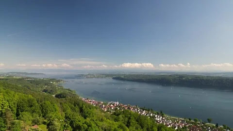 The Bodensee (Lake Constance) - Circle-Right-Clip Stock Footage 276713316
