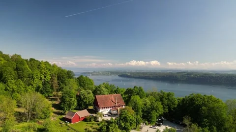 The Bodensee (Lake Constance) - Up-Move-Clip Stock Footage 276713255