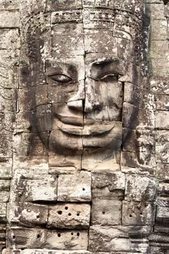 Bodhisattva face Stock Photos