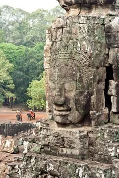 Bodhisattva face Stock Photos