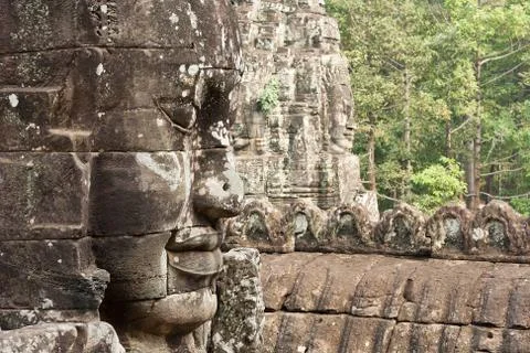 Bodhisattva face Stock Photos