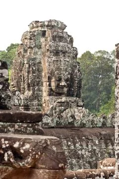 Bodhisattva face Stock Photos
