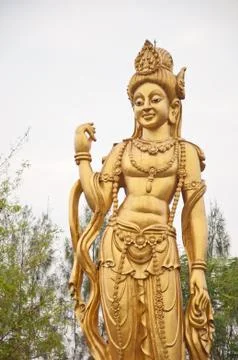 Bodhisattva statue Stock Photos