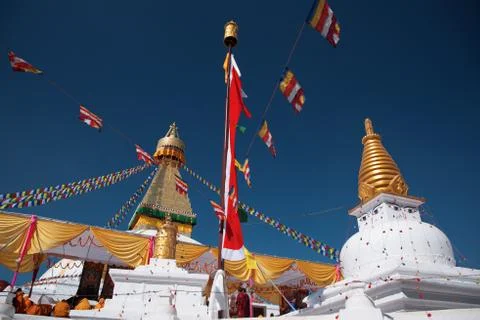 Bodhnath stupa Stock Photos