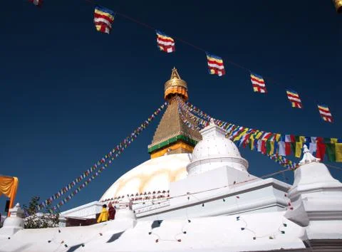 Bodhnath stupa Stock Photos