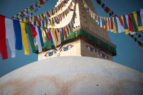 Bodhnath stupa Stock Photos