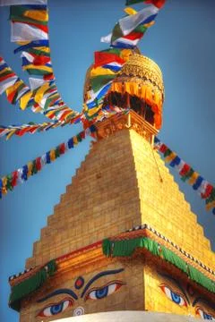 Bodhnath stupa Stock Photos