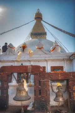 Bodhnath stupa Stock Photos