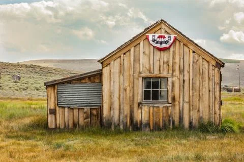 Bodie California Ghost Town Building Americana Color Stock Photos