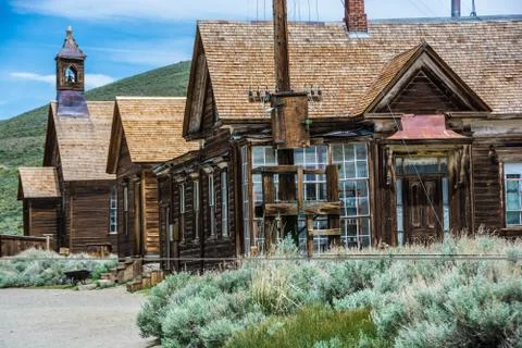 Bodie Ghost Town Stock Photos