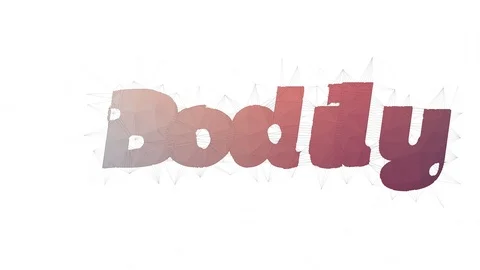 Bodily Function Text Transforming Tessellating Looping Triangles Text Morph 스톡 동영상 109168618