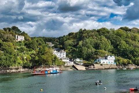 Bodinnick and ferry Stock Photos