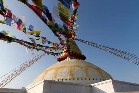 Bodnath stupa Stock-Fotos