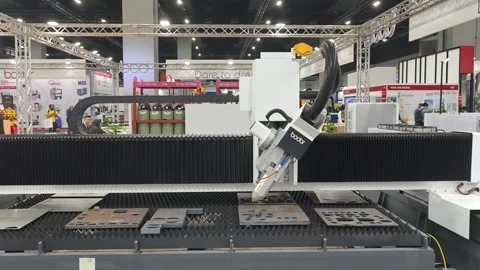 Bodor laser cutting machine Stock-Footage 336838809