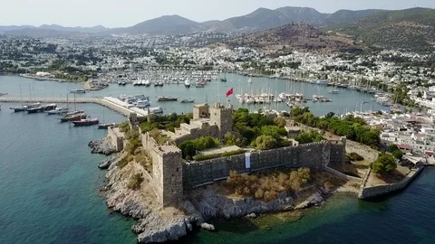 Bodrum Castle 스톡 동영상 96485853