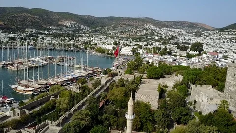 Bodrum Castle Turkey 스톡 동영상 96515049