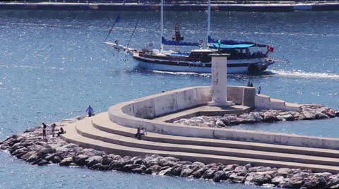Bodrum Haorbour Stock Footage 24881825