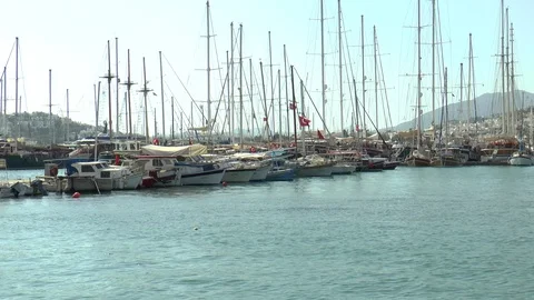Bodrum Marina Turkey Stock-Footage 101393054