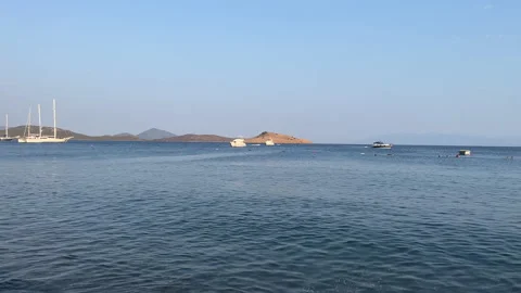 Bodrum Sea View Stock Footage 219749439