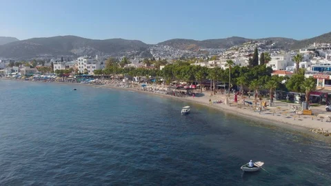 Bodrum Turkey Aerial View Stock Footage 109365837