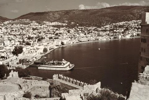 Bodrum Turkey,tiny house ,dance and black white pictures Stock Photos