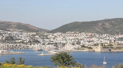 Bodrum view Stock Footage 24850186