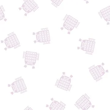 Body armor glyph seamless pattern Stock Illustration