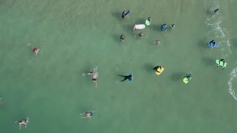 Body boarders 2 Stock Footage 249461336