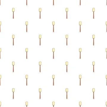 Body brush spa tool seamless pattern background Stock Illustration