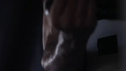 A body builder doing right arm bicep workout Stock Footage 247284433