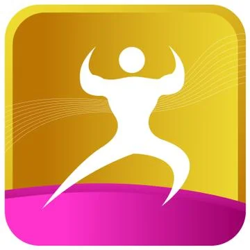 Body builder Illustrazione stock