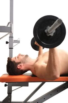 Body builder workout Stock Photos