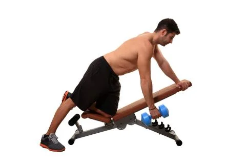 Body builder workout Stock Photos