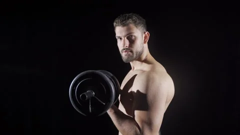 Body building.  Stock-Footage 219736053