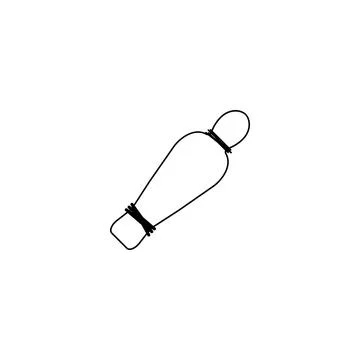 Body before burial icon icon. Elements of human deaths icon. Premium quality Stock Illustration