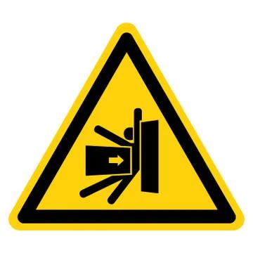 Body Crush Force From Side Symbol Sign Isolate On White Background,Vector Ill 스톡 일러스트
