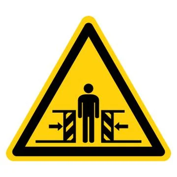 Body Crush Force From Two Sides Symbol Sign, Vector Illustration, Isolate On  Stock Illustration